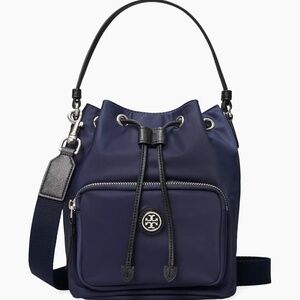 Tory Burch Virginia Nylon Bucket Bag